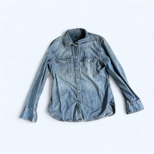 J. Crew Light Blue Denim Shirt